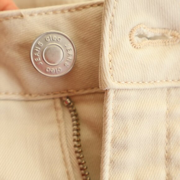 Size 8 - Cleo Petite Jeans - Off White - Straight Leg - Picture 12 of 15